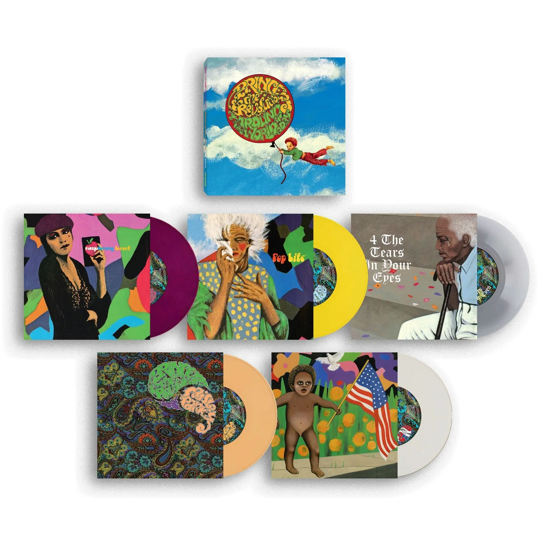 Around The World In A Day 7" Box Set