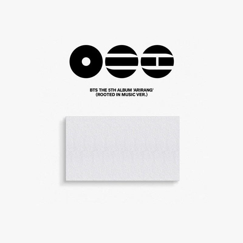 BTS The 5th Album 'ARIRANG' (Rooted in Music Ver.)