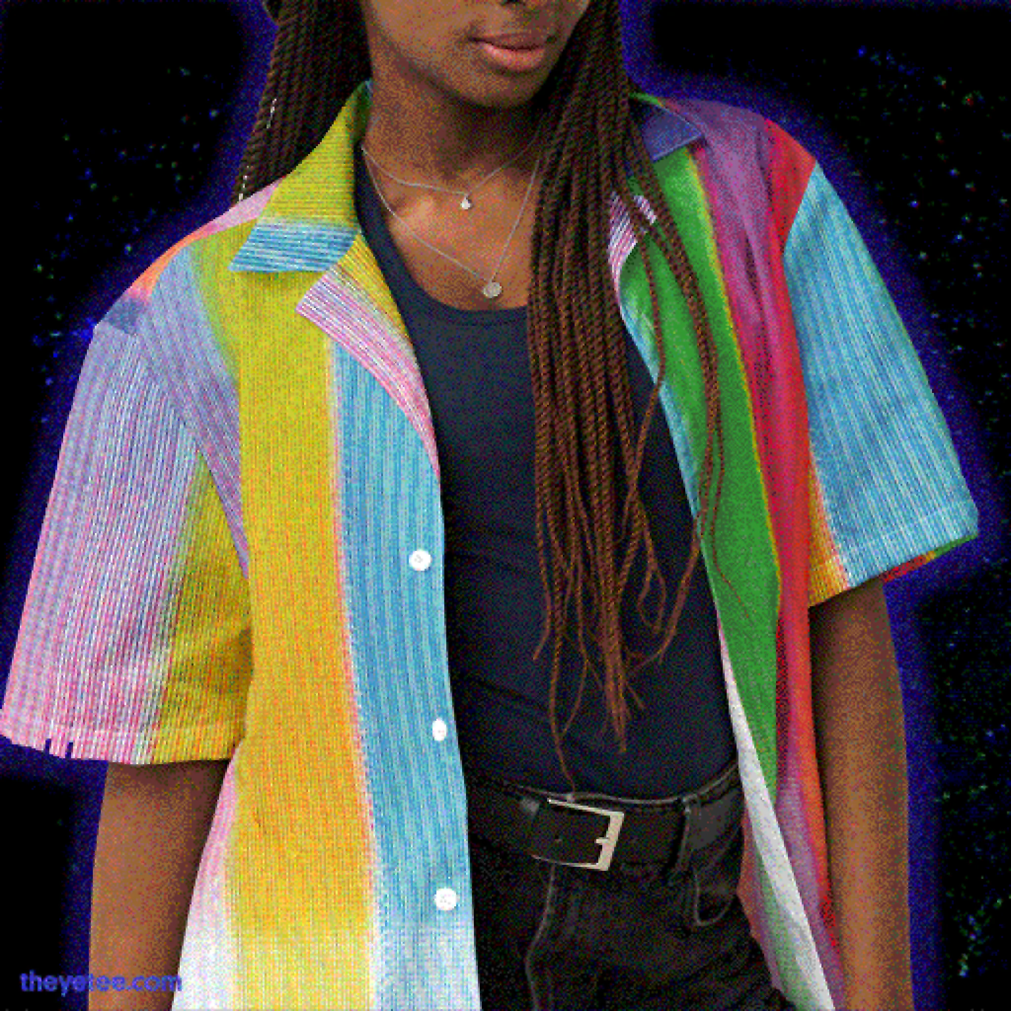 Error No Signal Button Up Shirt - Image 2