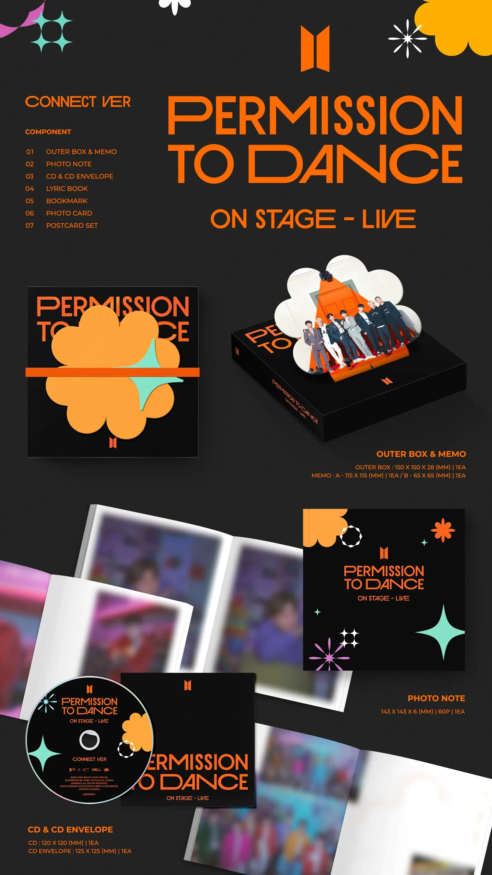PERMISSION TO DANCE ON STAGE - LIVE (Connect ver.) CD - Image 2