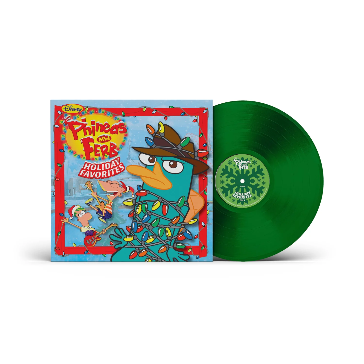Phineas And Ferb: Holiday Favorites (Translucent Emerald Green Vinyl) - Image 2
