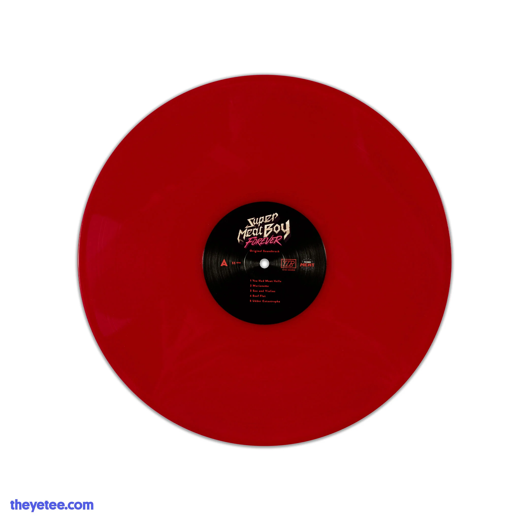 Super Meat Boy Forever Original Soundtrack (Pink and Red 2XLP) - Image 3