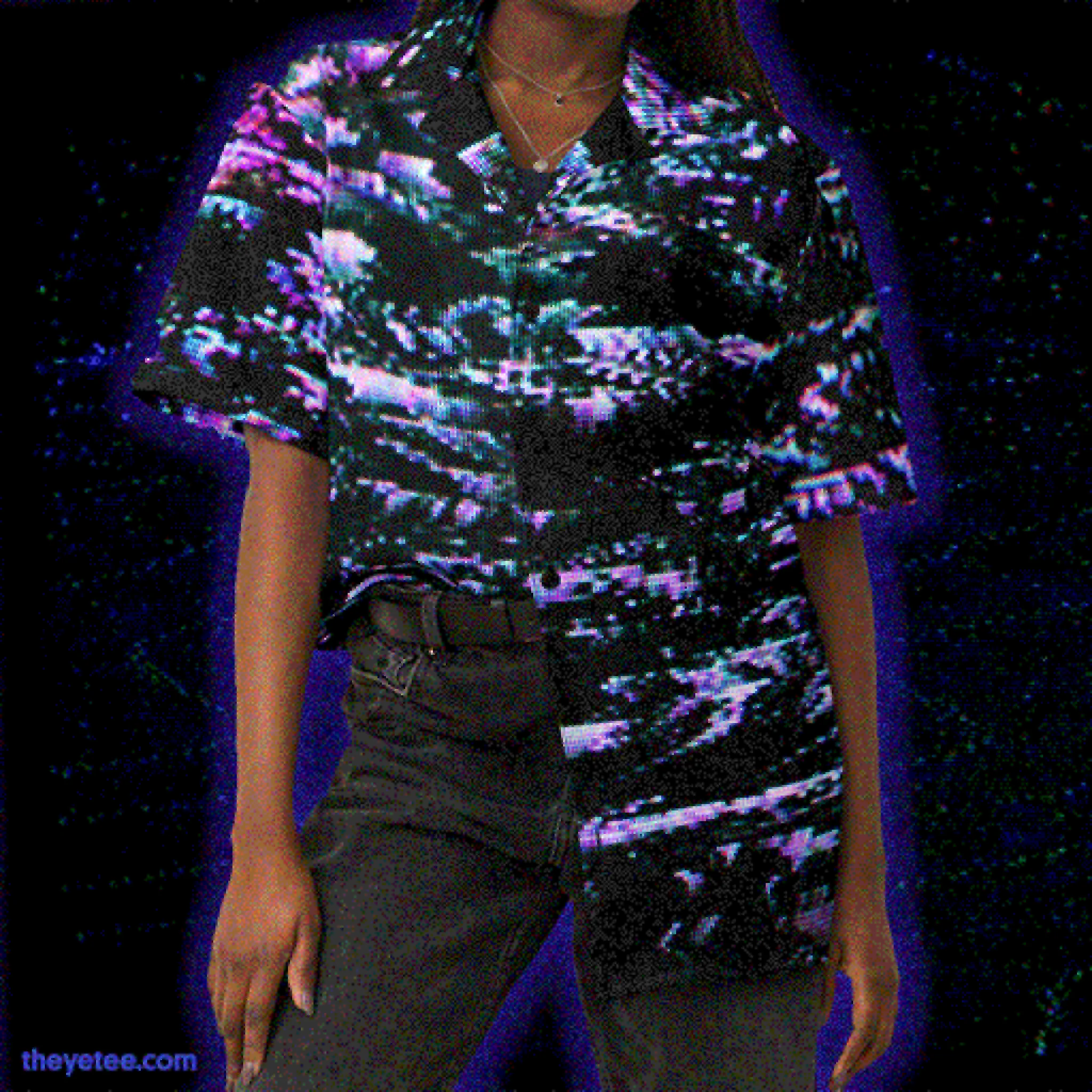 VHS-Glitch Button Up Shirt - Image 3